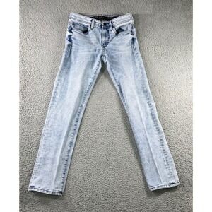 PROJEK Raw NIKKO Slim Fit Jeans Men 30x32 Acid‎ Wash Denim 30x1 Actual